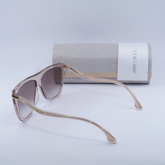 Jimmy Choo SUVI/S FWM/NQ Aviator Sunglasses - Pink/Gold/Brown main image 6